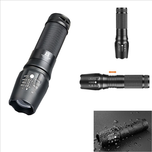 Zoomable Adjustable Focus LED Flashlight,HS 8027,Hyper Gifts LLC